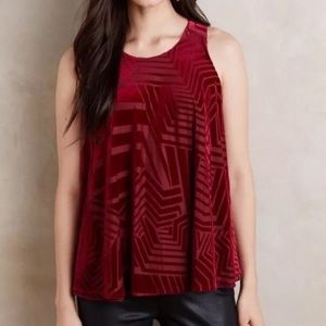 Sunday in Brooklyn burnout velvet top